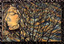 "Enchevtrements", Huile sur toile, (32 pouces sur 48 pouces)